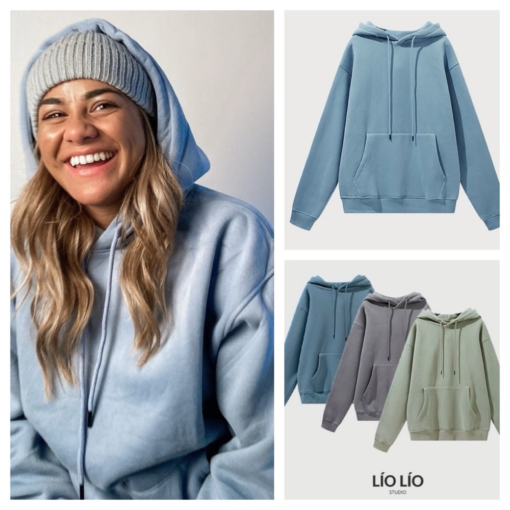 Lio Lio Studio Sky Blue Hoodie Size XL